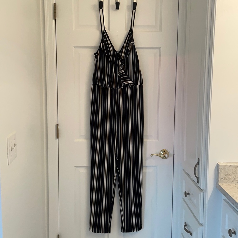 Express S striped jumpsuit